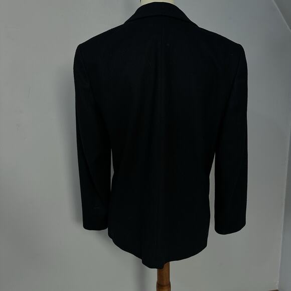 Vintage Pendleton Pant Suit Womens Sz Pants 35x28 Virgin Wool Black USA Business - Picture 4 of 9